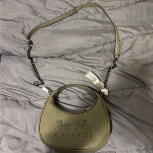 Coach green purse